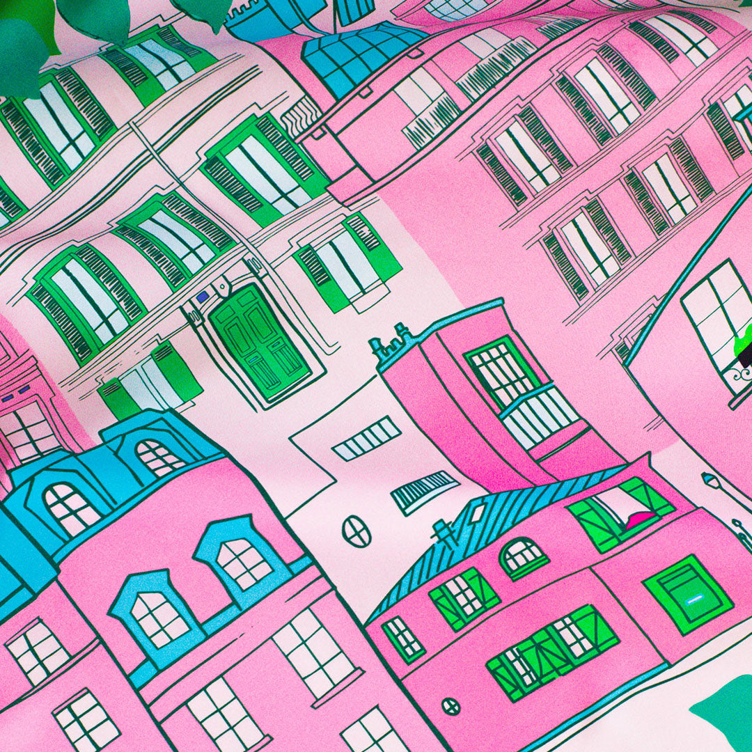 Carré Montmartre, 100% soie, Made in France & Italy