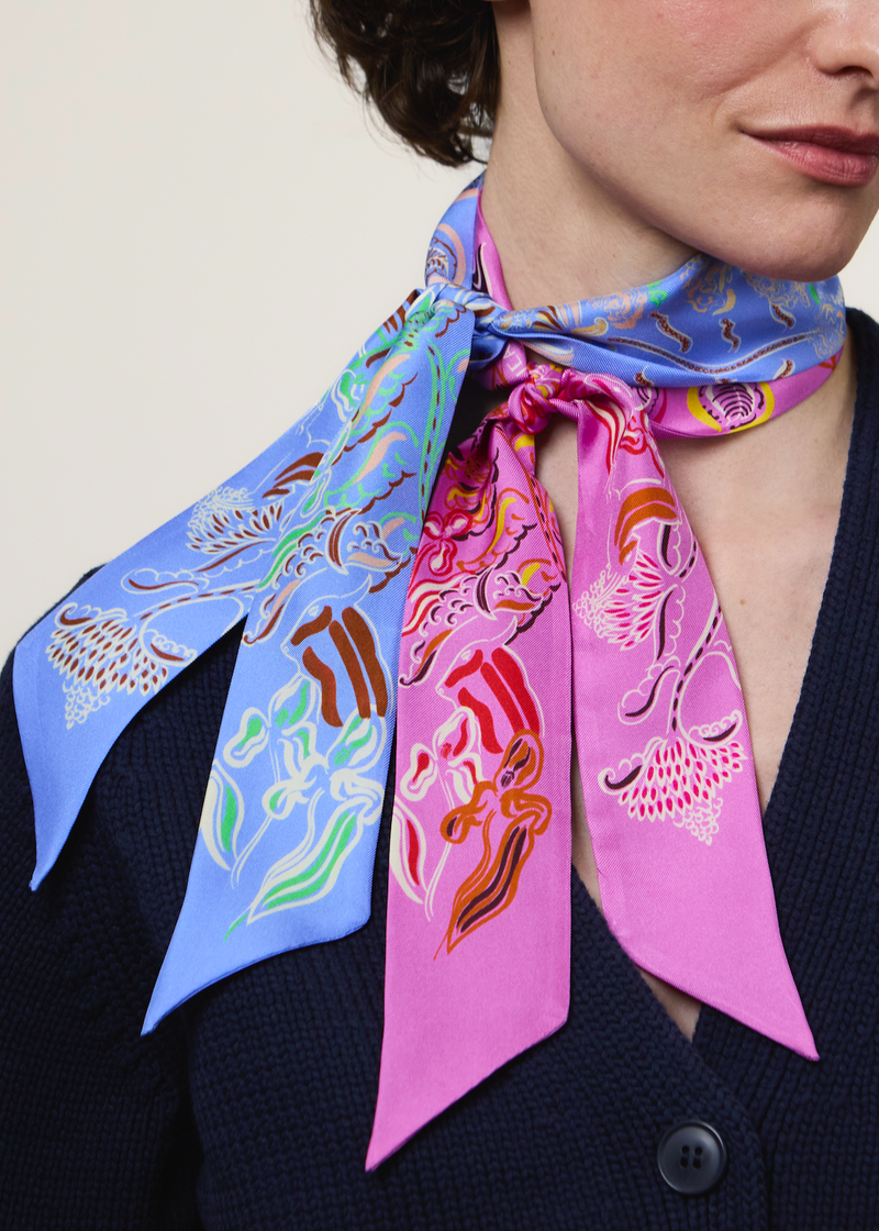 Silk Ribbon Scarves