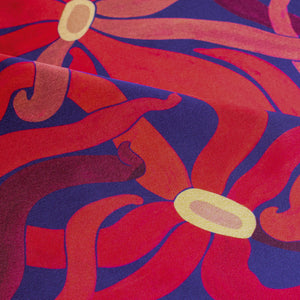 Silk Carré Scarf Night Sun, 100% silk, Made in France & Italy