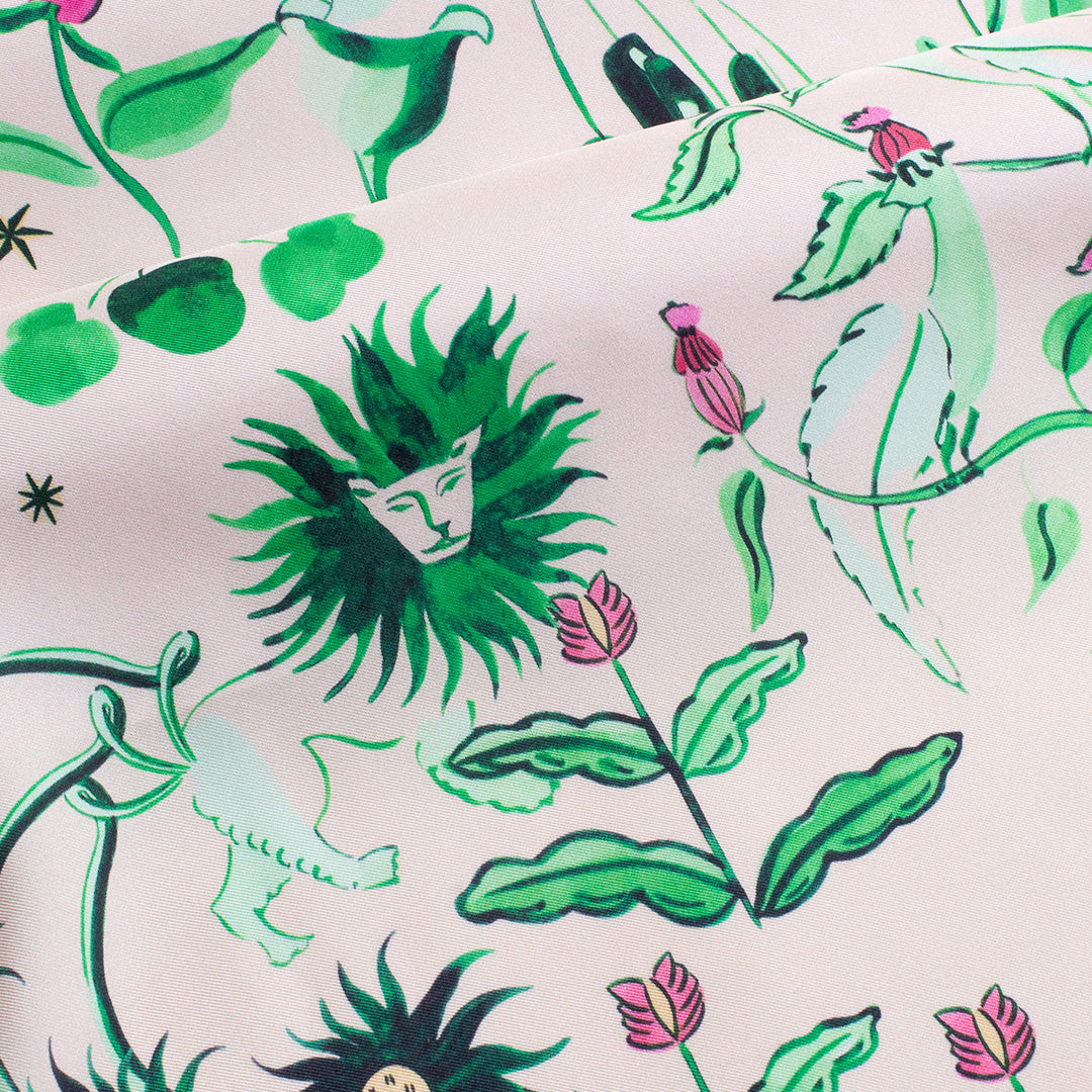 Carré Toile Fantastique, 100% soie, made in France & Italy