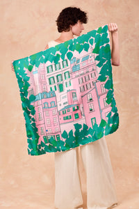 Carré Montmartre, 100% soie, Made in France & Italy